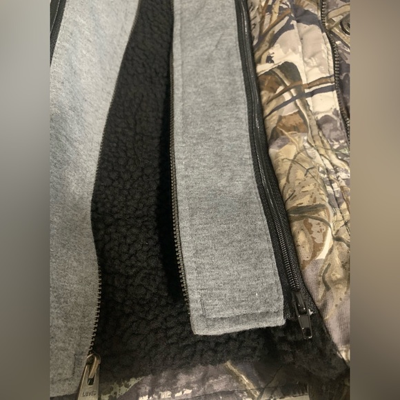 Levis Mens Sherpa Lined Real Tree Removable Hood Trucker Jacket NEW Sizes XL-XXL - Picture 9 of 12